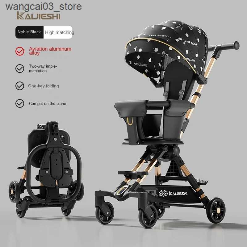 Strollers# Walking Baby Strollers Folding Lightweight Handheld Two-way Portable Newborn Baby Stroller can be Boarding 0-3 Years Old L240910