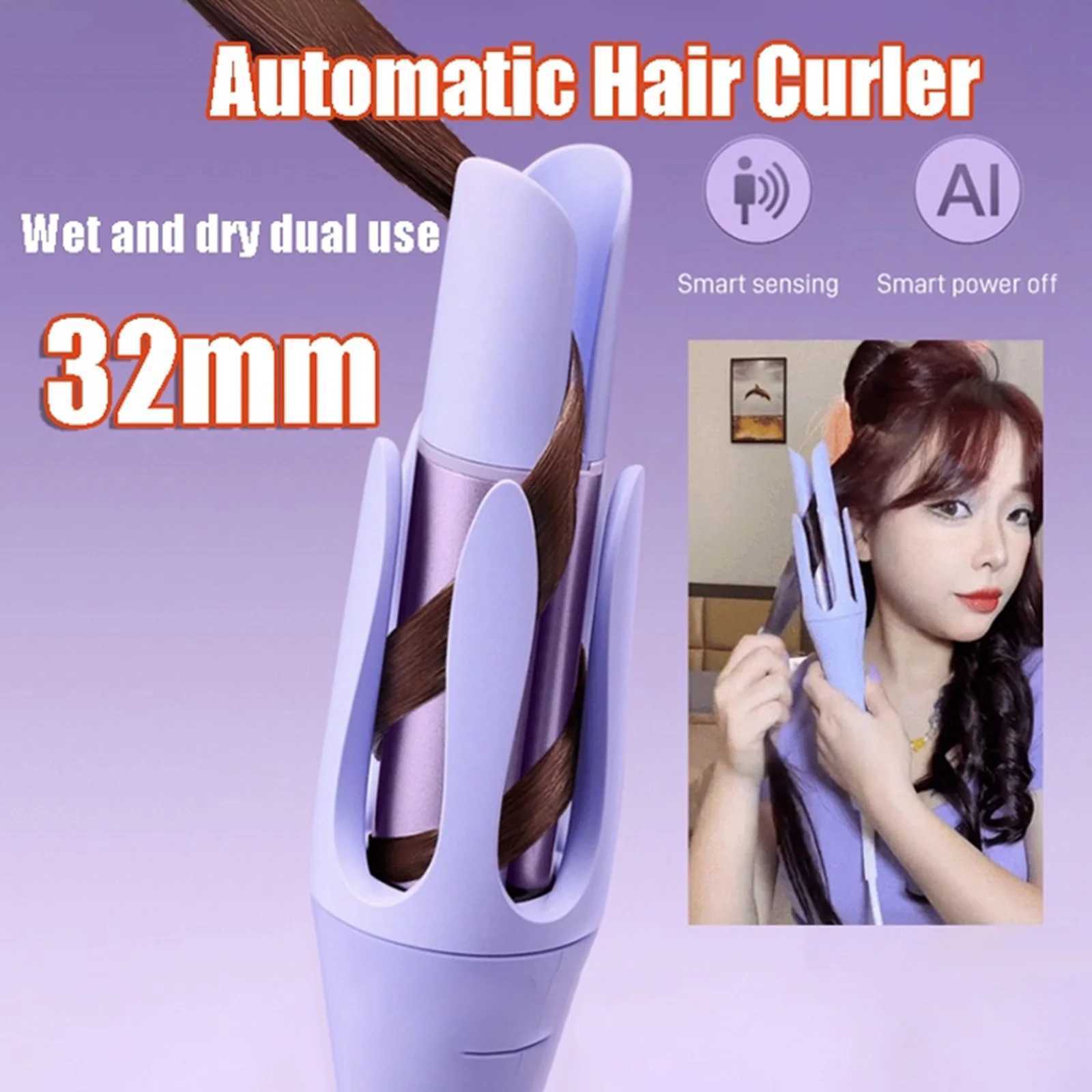 New Arrival Automatic Rotating Curler a self rotating and non damaging curling machine for long short and thick hair Z241022