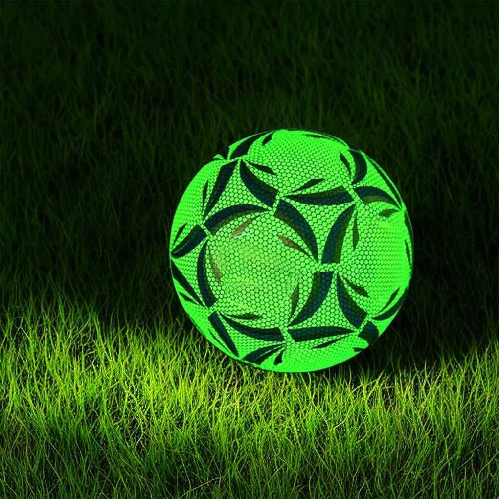Rctive Football Soccer Ball Official training Soccer Luminous Fluorescent Cool Luminous Size 4 5 Football Futbol TopuXJ241023