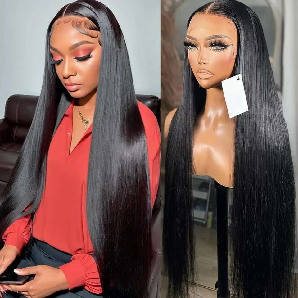 13x4 13x6 Straight Lace Front Wig HD Transparent Brazilian Human Hair Wigs For Women 360 Lace Frontal Wig 4x4 Lace Closure Wig
