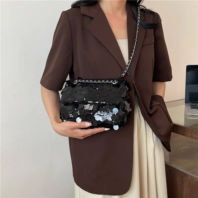 2024 Womens Shoulder Bag Fashion Glitter Cross Body Bag Cute Wallet and Handbag 241023
