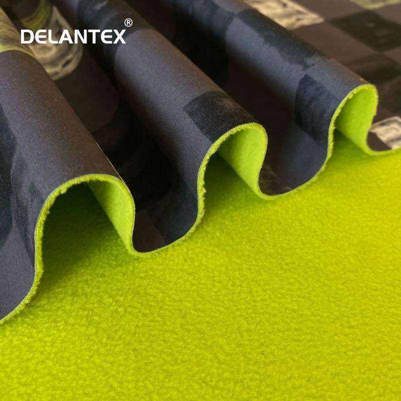 Waterproond Moisture Permeable 100d Polyester Spandex Soft Shell Fabric