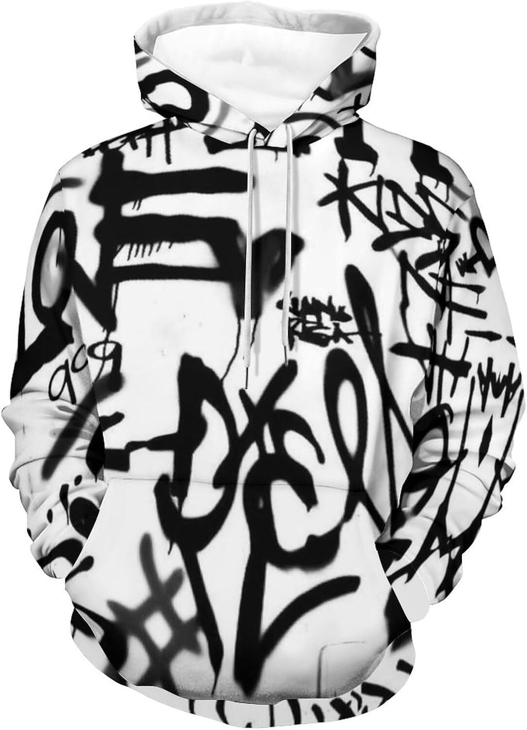 Hoodie for Mens Womens Mens 3D Print Hoodies Hip-hop Graffiti Graphic Sporty and Light Hooded Sweatshirt Graphic Hip hop Warmth