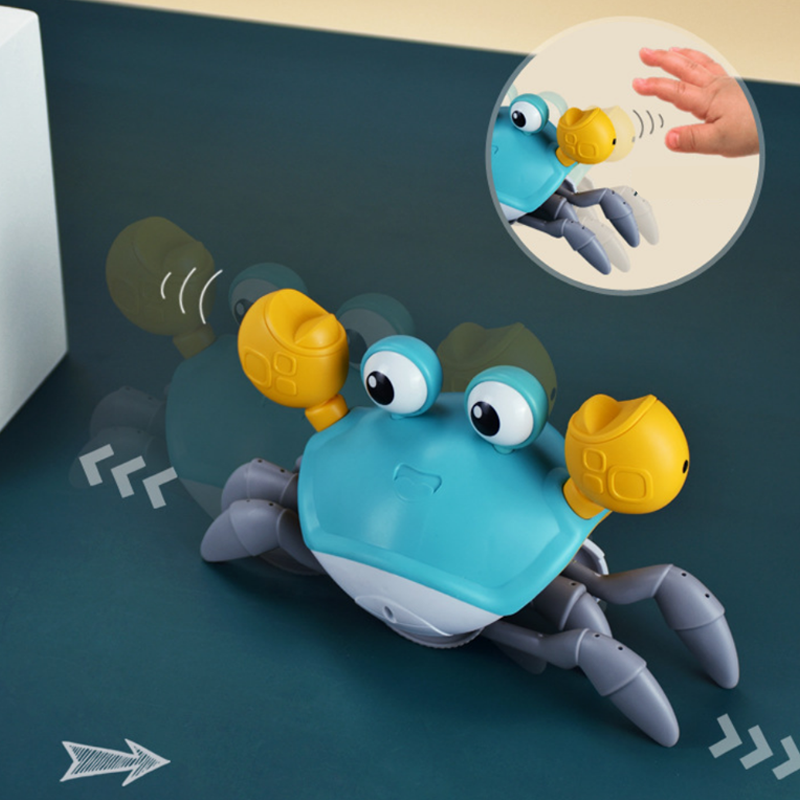 Same children's electric induction crab charging model, animal crawling simulation, 1-3 year old internet famous toy