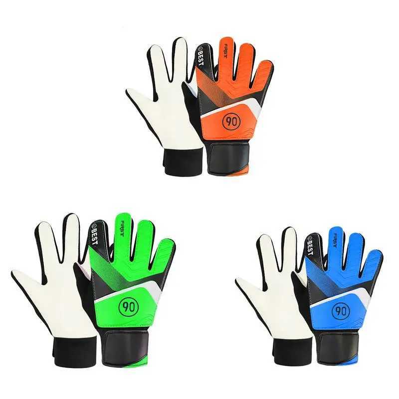 Goalkeeper Gloves For Kids/Youth Non-Slip Soccer Goalie Gloves Latex Full Finger Latex Football Glove Sport Accories for KidsXJ241023