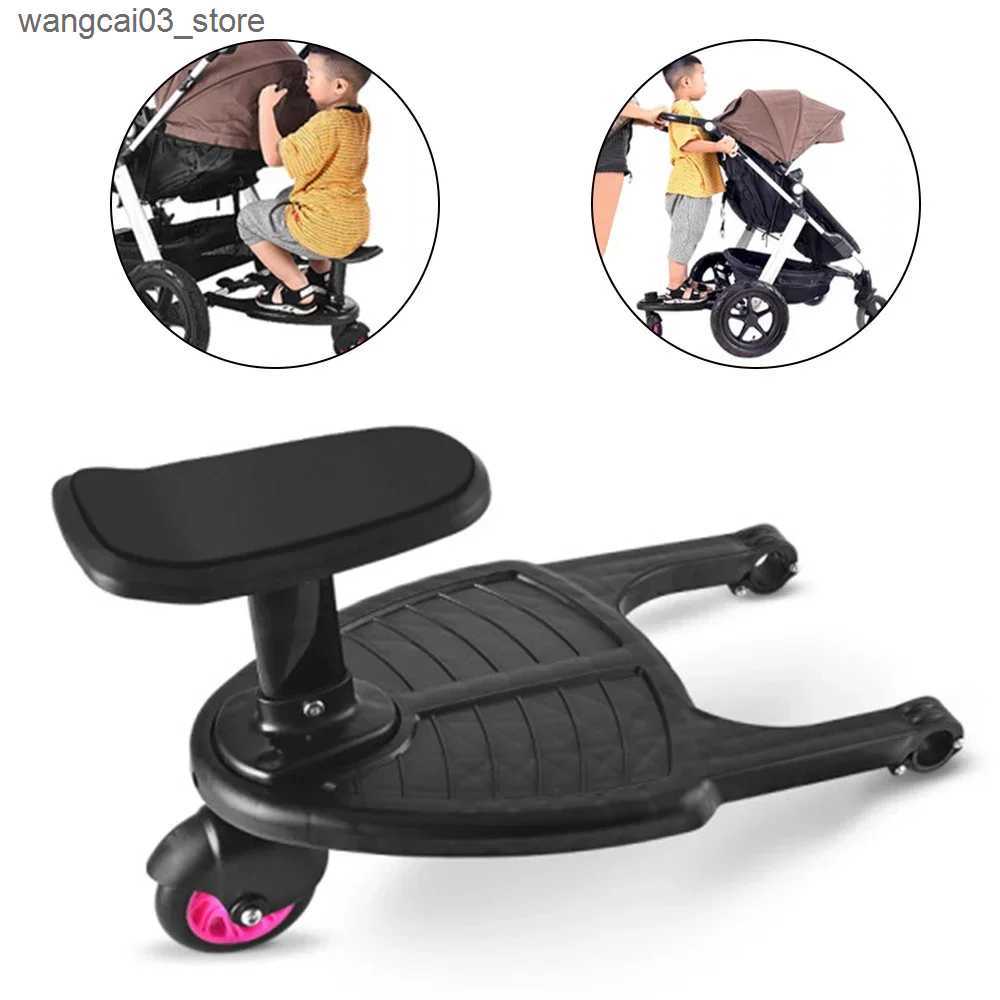 Strollers# Make Walking with Two Kids Easier Children Stroller Pedal Adapter and Hitchhiker Standing Plate for Second Child and Twins L240910
