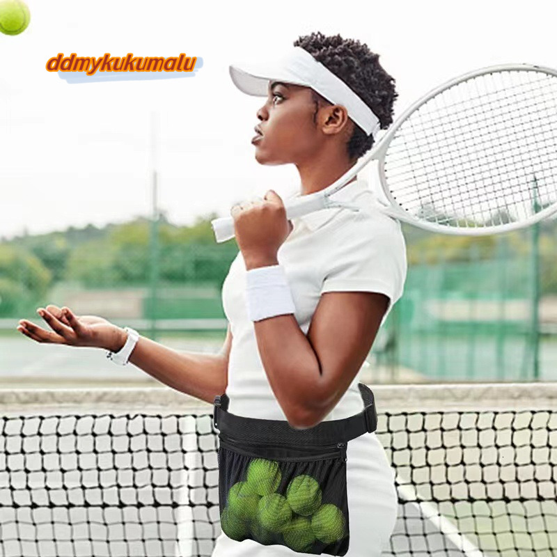 Tennis outdoor sports table tennis training ball waist bag, portable storage for golf balls #11 kukumalu