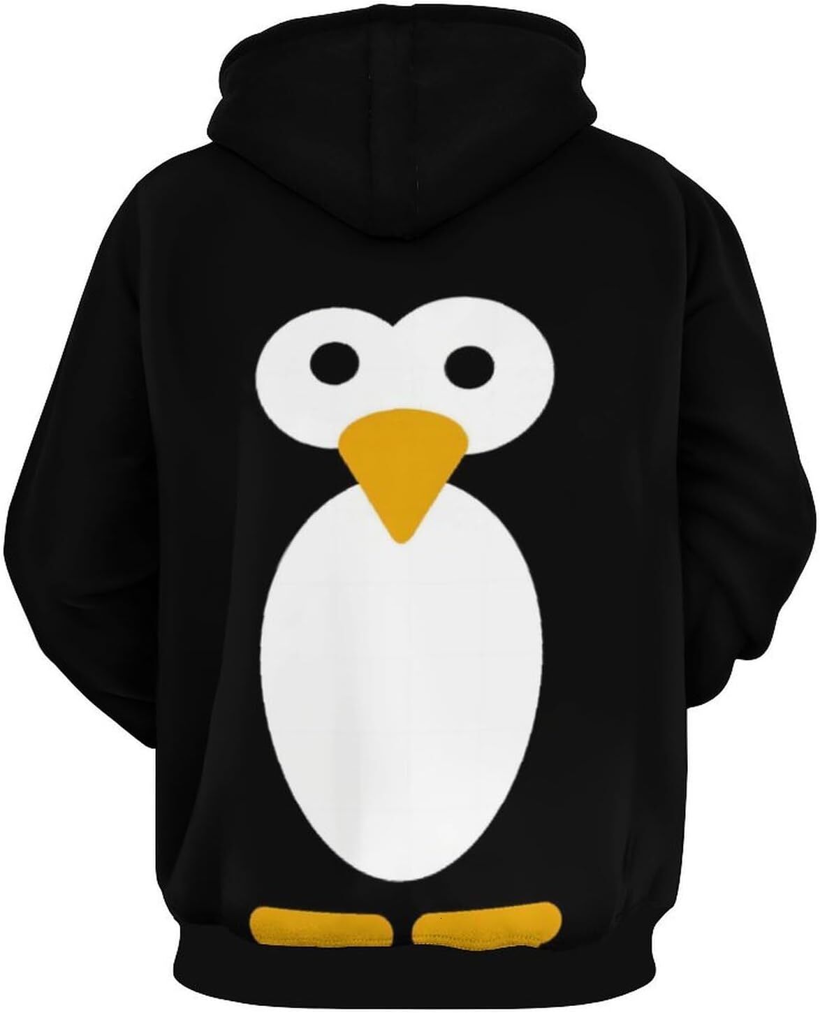 Hoodie for Mens Womens Cute Penguin Hoodie Funny Hoody Sweatshirts for Mens Active Hoodies Graphic Hoodies sweatshirt Pullover Long Sleeve