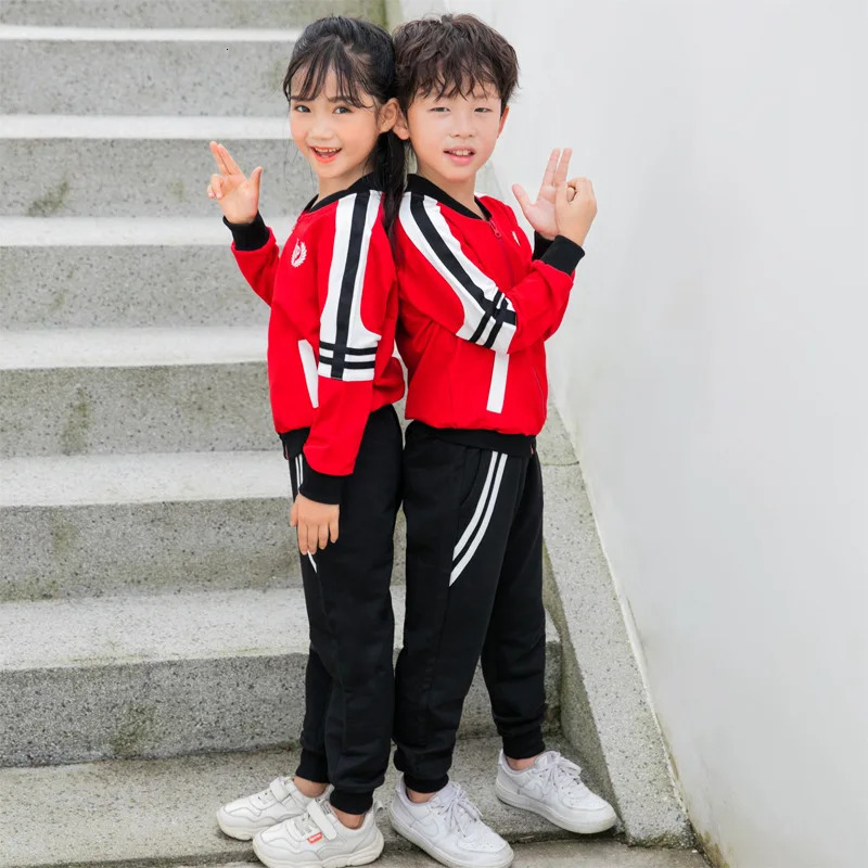Family Matching Clothing Autumn Winter Mom Daughter Dad Son Jacket and Pants Adult Children Uniform Set Children School Sports Set 241022