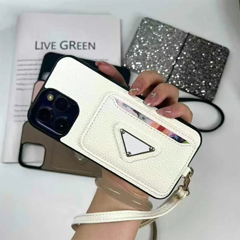 Wallet phone case for iphone 16 pro max case designer 14 13 12 Pro phone case Phonecase Leather Card Slot Holder Wallet Purse Luxury Designer scr