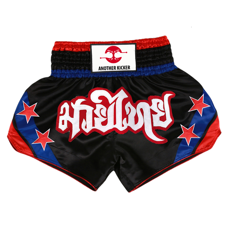 Muay Thai Shorts Stylish Kick Boxing Shorts Men Women Kids Boy Girl Vintage Comfortable MMA Thaiboxing Kickboxing Athletic Pants