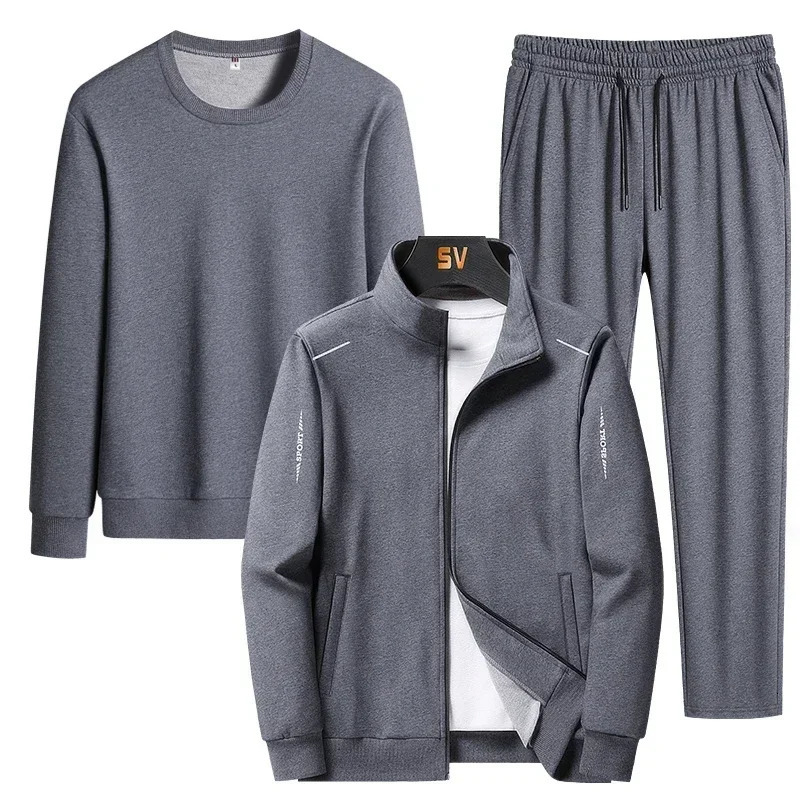 Mens sports shirt mens set large sizes 6XL 7XL 8XL fashionable autumn mens sports shirt mens sports pants set 241023