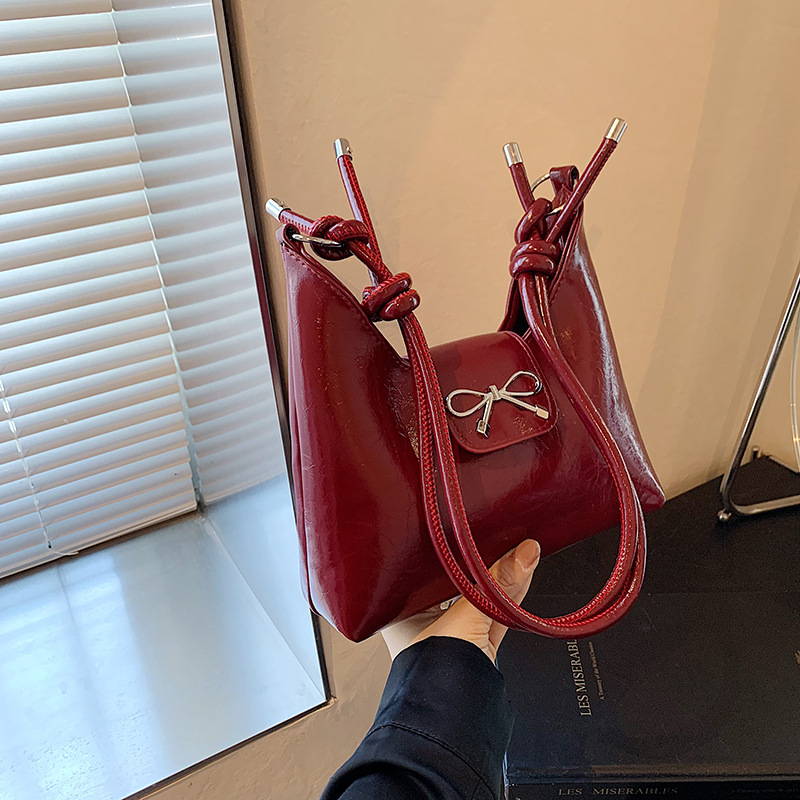 2025 Designer tote 3 Handheld fashionable shoulder 2024 new sweet bow simple crossbody bag free shipping