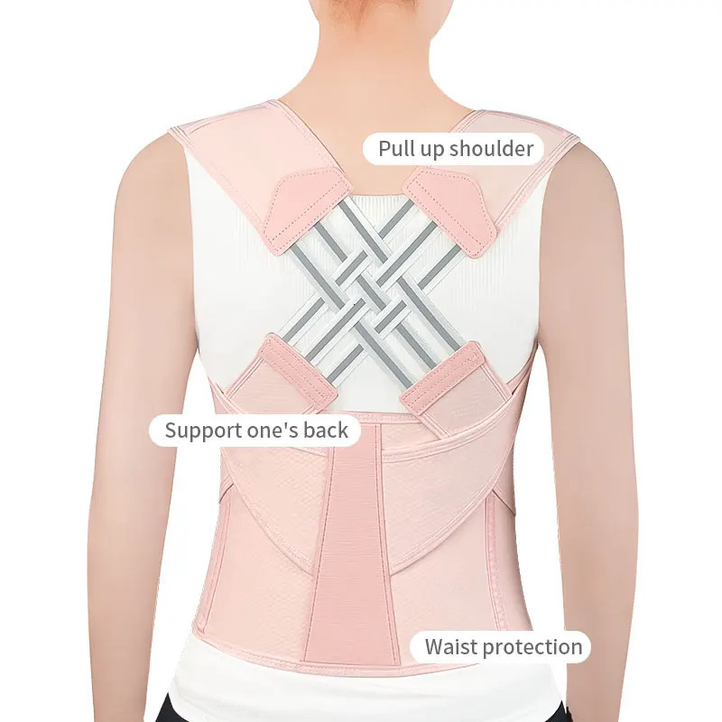 Back Posture Correction Belt Hunchback Corrector Adult Men and Women Sitting Posture Correction Belt Shoulder Straight Back 241023