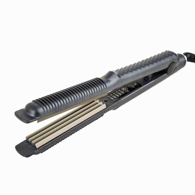New Arrival Household corrugated iron hair corrugated anti scaling curling iron corrugated iron narrow plate styling tool 110-220V Z241022