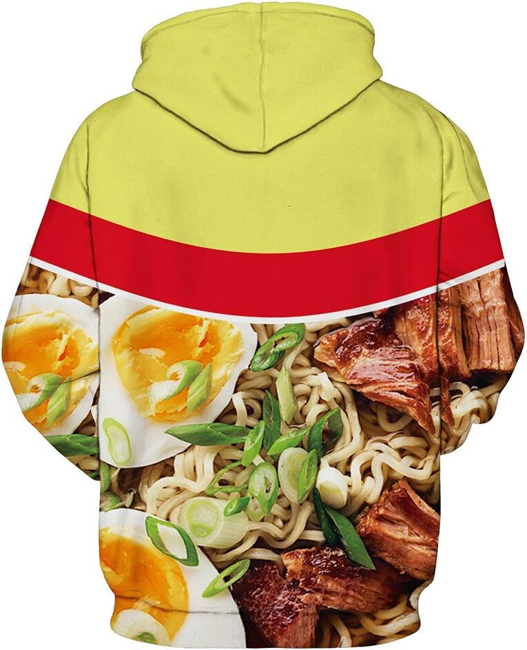 Hoodie for Mens Womens Mens Hoodies Novelty 3D Funny Printed Graphic Pullover Hoodie Sweatshirts with Pockets Graphic Warmth