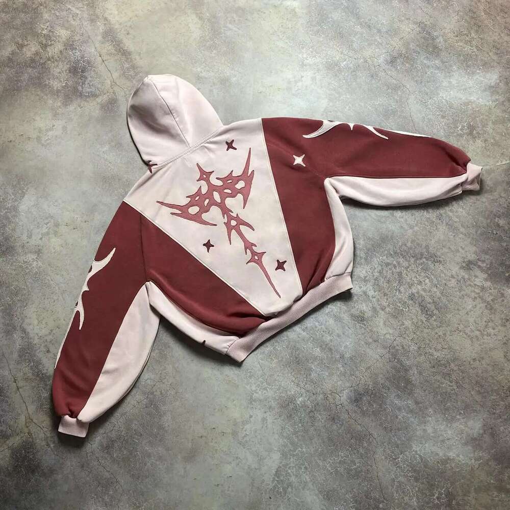 High end Hop Hip Patch Streetwear Hoodie Y K Retro Sweatshirt Mens Womens New Harajuku Gothic Pullover Clothes