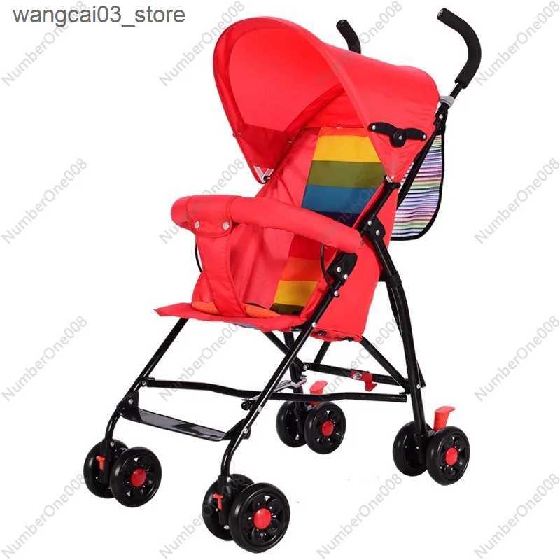 Strollers# Wholesaler Simple Umbrella Cart Portable Lightweight Folding Baby Stroller L240910