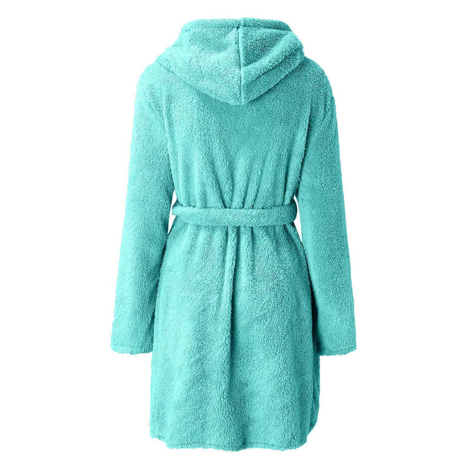Womens Hoodie Fce Bathroom Hoodie Plush Soft Robe Lightweight Soft Plush Short Flannel Womens Spwear W241023