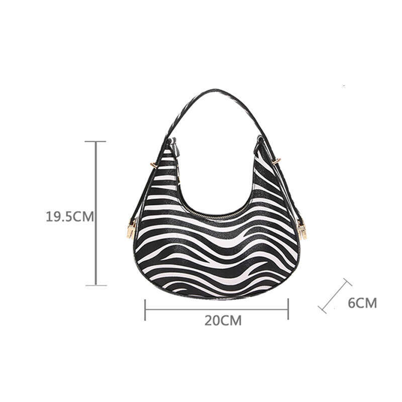 New Cow Shoulder For Spring/Summer Versatile Women's Bag Personalized Korean Leopard Pattern Underarm Handbag