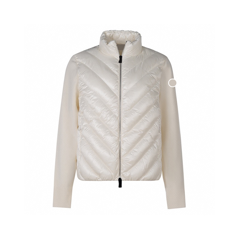 Winter Fashion Lapel Women Down Jacket Arm Badge womens Knitted jacket Waist Frenulum Design woman knit jacket Lightweight coat Size S-L