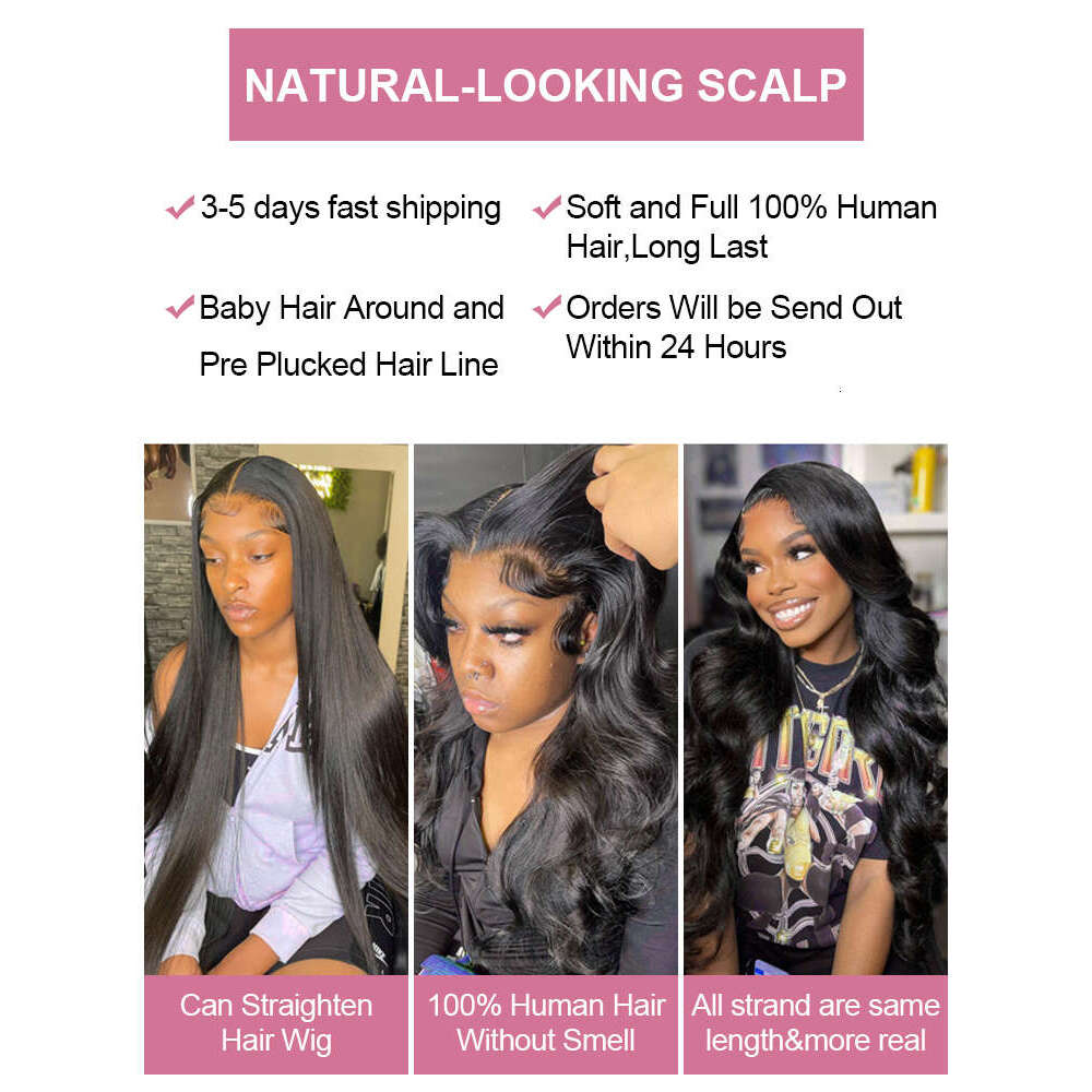 Body Inch Wave x HD Lace Front Human Hair Wig Brazilian Wet And Wavy Frontal Wigs For Women Density al s