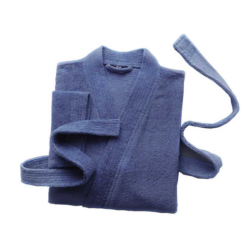 Summer mens kimono bathroom 100% pure cotton dress plus size XL towel Fce Spwear pajamas casual pajamas W241023