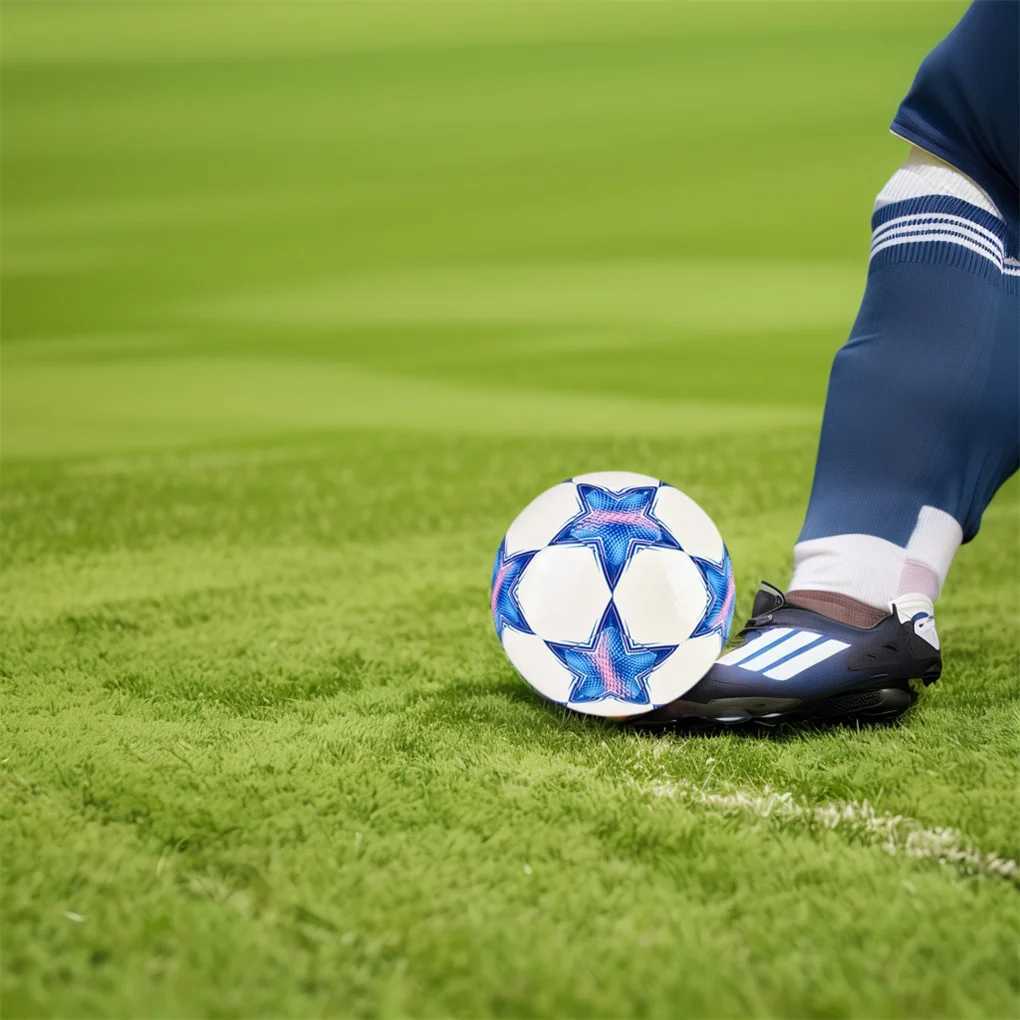 Profional Soccer Ball Standard Size 5 4 Football PU ather Luminous Glowing Soccer Ball Machine-Stitched FootballXJ241023