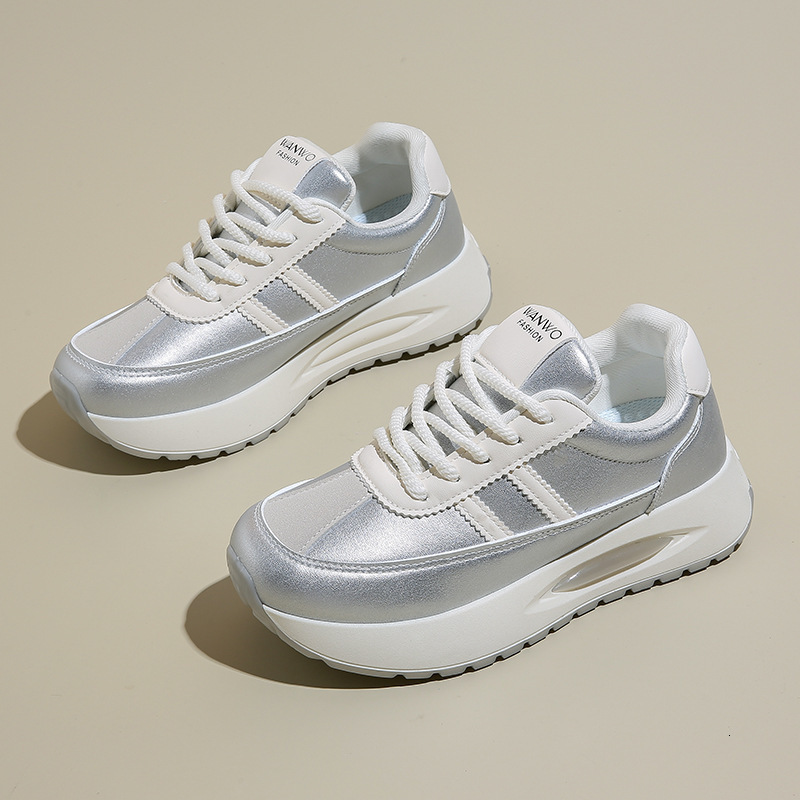 Autumn New Edition Breathable Forrest Gump Ins Student Casual Thick soled Running Shoes for Women