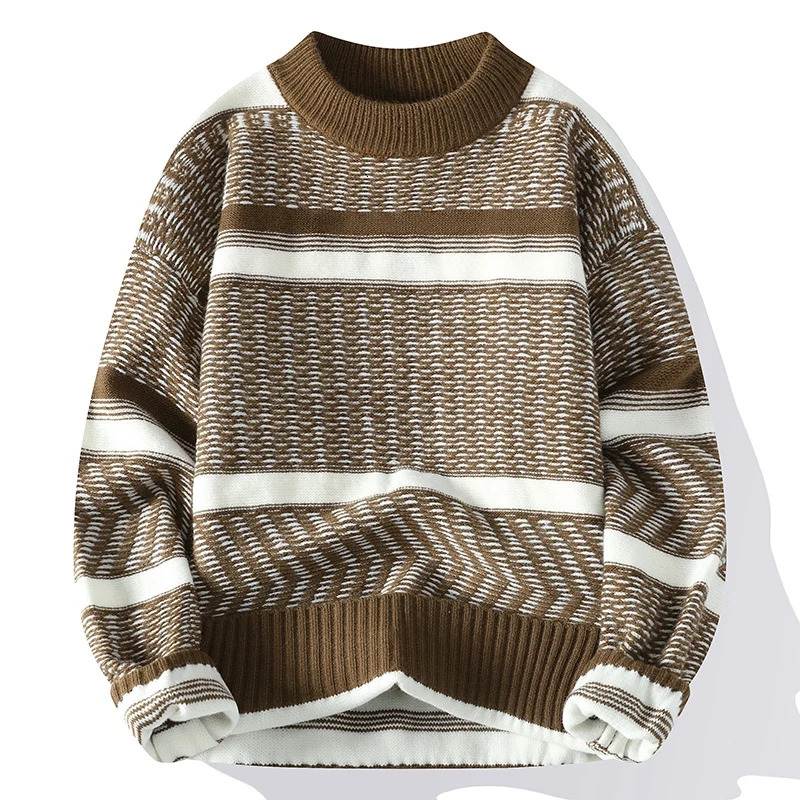 Fall Winter High End y Cashmere Sweater Men Thick Warm Mens Christmas Jumper Pullover Sweaters Tops S25111059RD