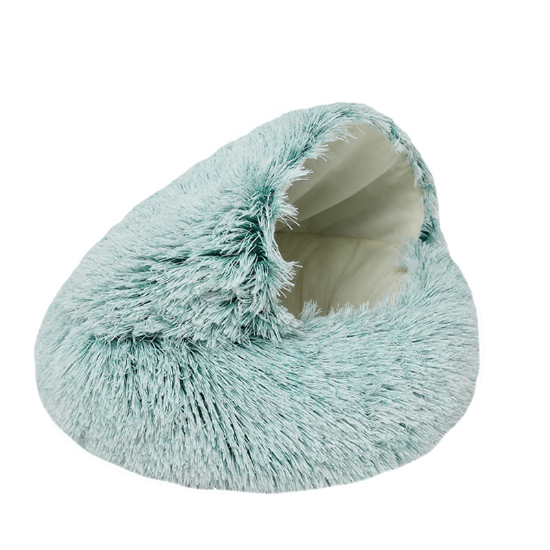 Pet supplies winter warm shell semi-enclosed cat kennel pet cat bed semi-enclosed dog kennel dog bed closed cat kennel wholesale