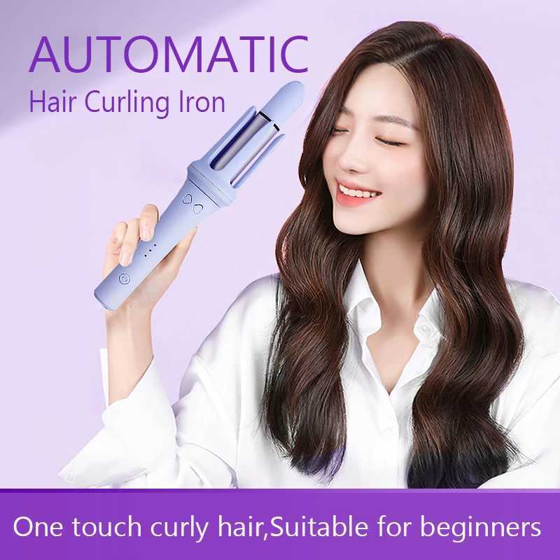 New Arrival Automatic curling iron 32mm bucket 3 temperature automatic curling iron rod with double pressure rapid heating used for curling styling to