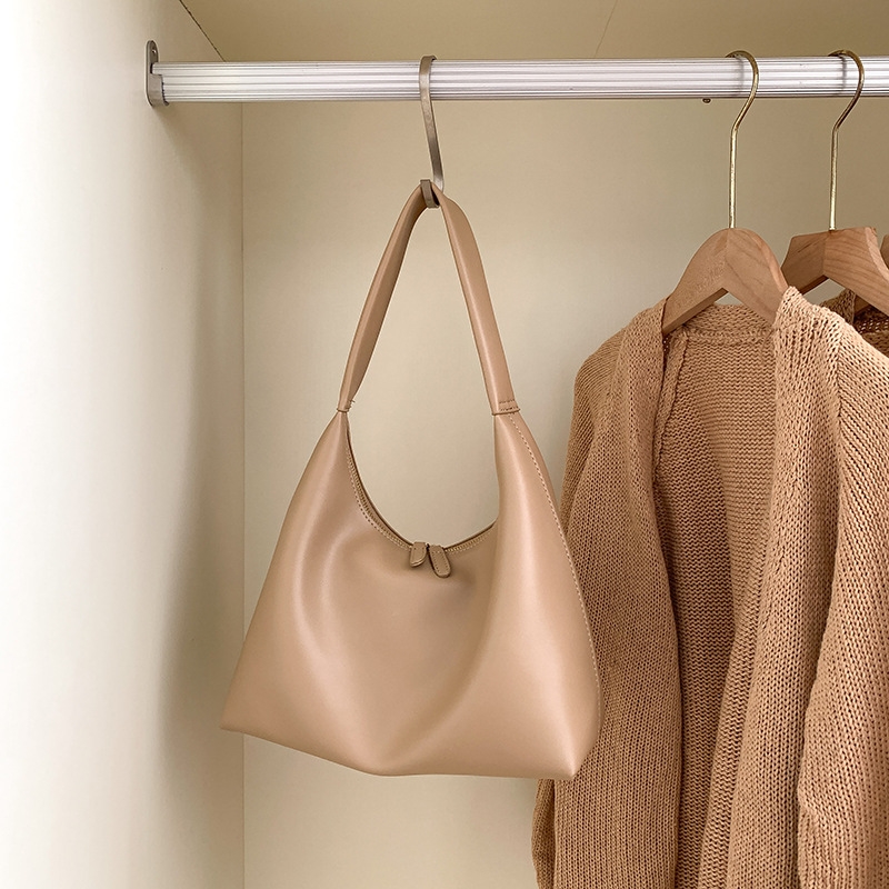 2025 Designer versatile new 3 2024 autumn style large capacity shoulder casual and simple PU soft leather bag free shipping