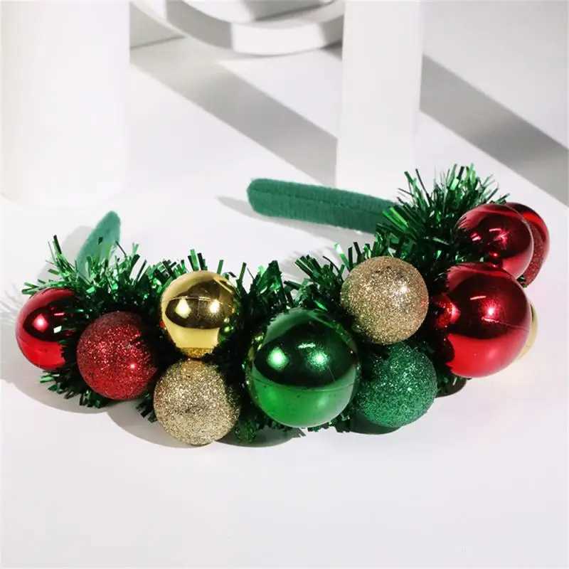 Supplies Decoration Gift Christmas Spotlight Ball Headband Christmas Headband Small Gift Decoration Childrens HolidayX241022