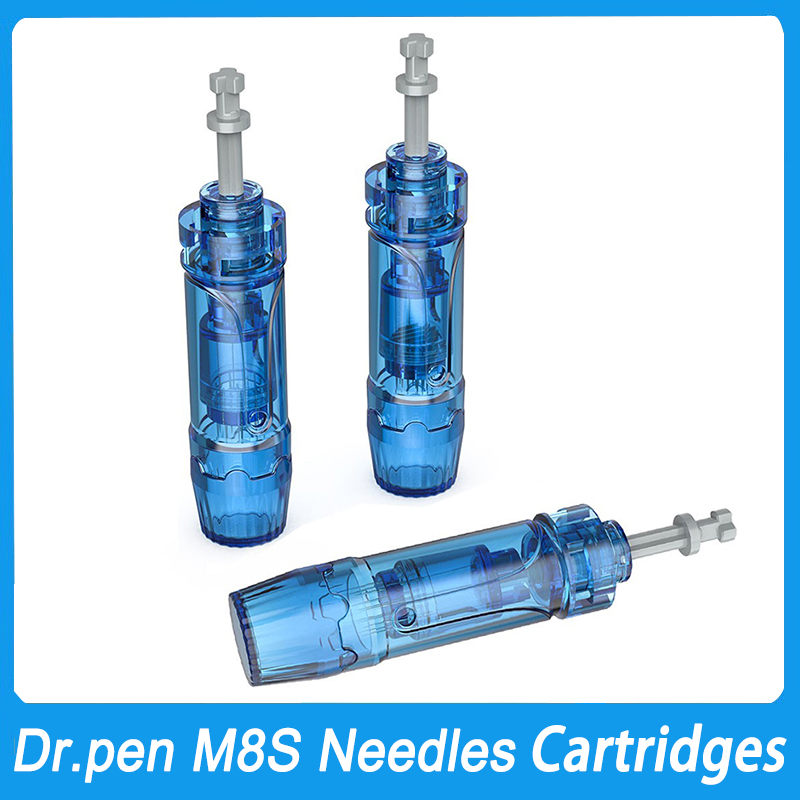50Pcs Cartridges For Dr.pen M8S MTS Face Skin Care Ultima A9 A8S Bayonet Needle 12pins 18 Pin 24 36 42 Pins Nano S Replacement Meso Dermapen Heads Dr 