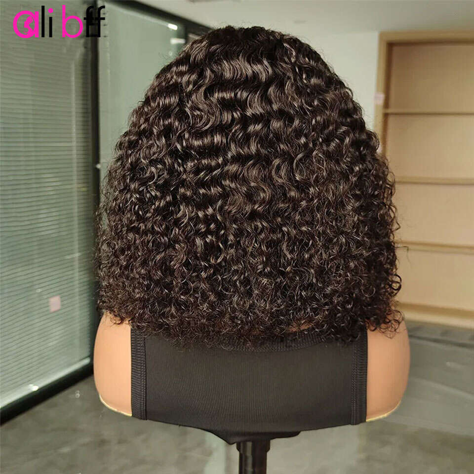 Wear Go HD Glueless Short Bob Water Wave Lace Front Hair For Women Preplucked Human Wigs