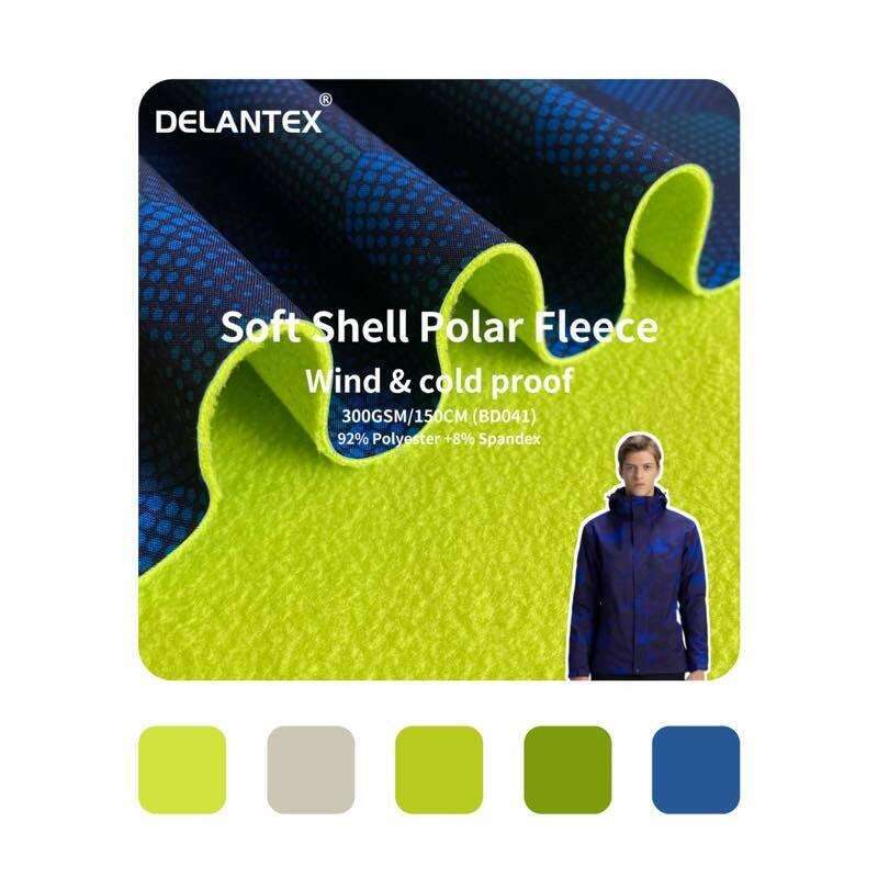 Soft Shell Waterproof Jacket Fabric for Outdoor 3 Layer Breathable