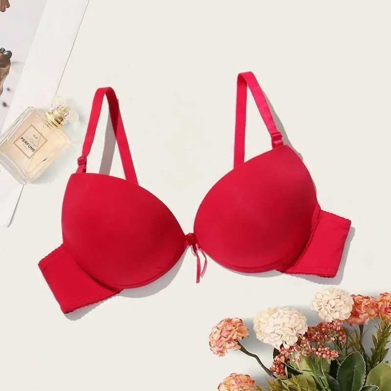 Beauwear Smooth Simple Solid T-Shirt Bra Comfy UnderwearBreathable Push Up Bra Womens LingerieX2410