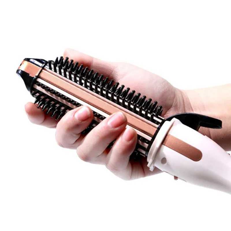 New Arrival Electrified Stone Ceramic Corn Hot Plywood Direct Electric Hair Coin Dual Use Will Not Harm Students Hair Buckling Clip Straight Z241022
