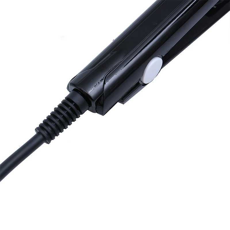 New Arrival Kemei Professional Quick Preheating Portable Curly tourmaline Ceramic Straightener Flat Iron Hair Styling Tool KM-2139 Z241022