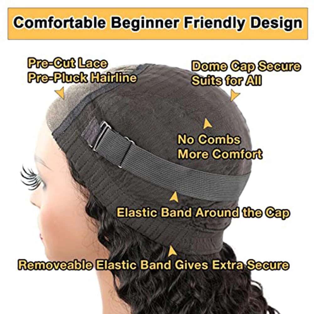 250% Density Blonde Loose Wave Front Ombre 1B/4 Brown Colored 13x4 HD Transparent Lace Frontal Human Hair Wig For Women