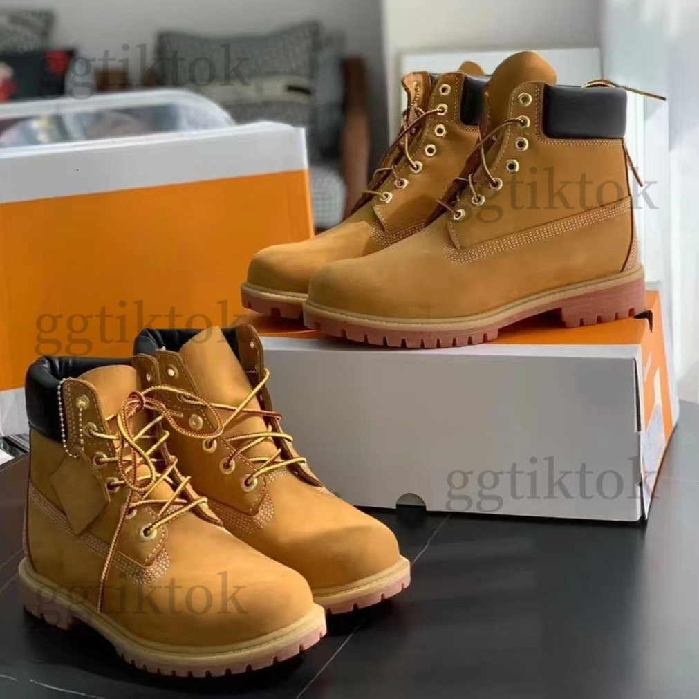 Designer High Top Boots Mens Boots Thick Soled Anti Slip Camouflage Leather Martin Boots Womens Premium Winter Warm Brown Black Green Ankle Boots Hiking Boots