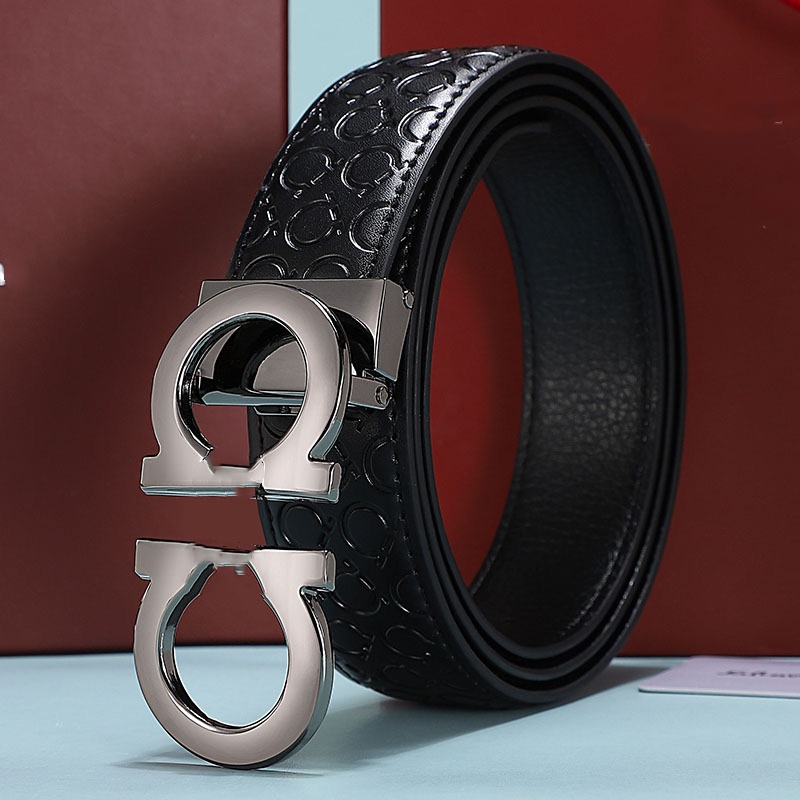 Belt Designers Belt classic buckle genuine leather belt 6 styles belts luxury aa unisex men women adjustable GANCINI letter belts width 3.3cm