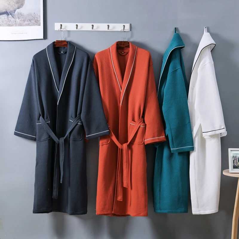 High quality 100% cotton bathroom Mens Trkiye Quty luxury soft robe and towel Adult bathroom Womens bathroom W241023
