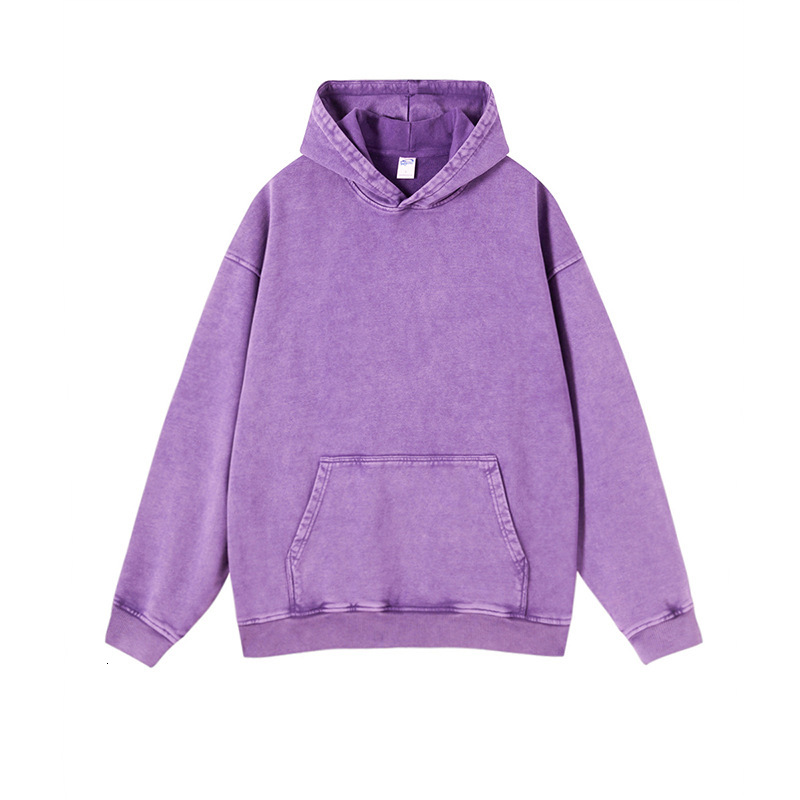 Men's hoodie, autumn and winter solid color hooded men's and women's sportswear, hip-hop pullover, casual sports top, plus size loose f
