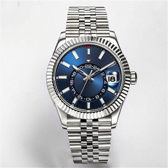 Sports Watch High Quality Men's WatchStainless Steel dial Solid Super Bright Waterproof Watch Designer