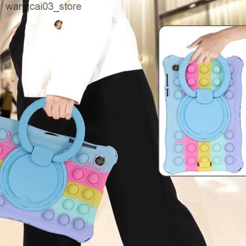 Strollers# Case For Lenovo Tab M10 3rd Gen TB328FU Kids Cover 360 Rotating Stand Tablet Funda Lenovo Tab M10 Plus 10.6 TB-125F TB-128F Capa L240910