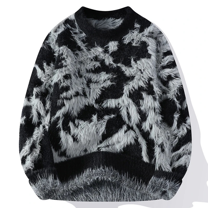 Fall Winter High End y Mink Cashmere Sweater Men n Mens Christmas Jumper Soft Warm Pull Homme S251110E6HK