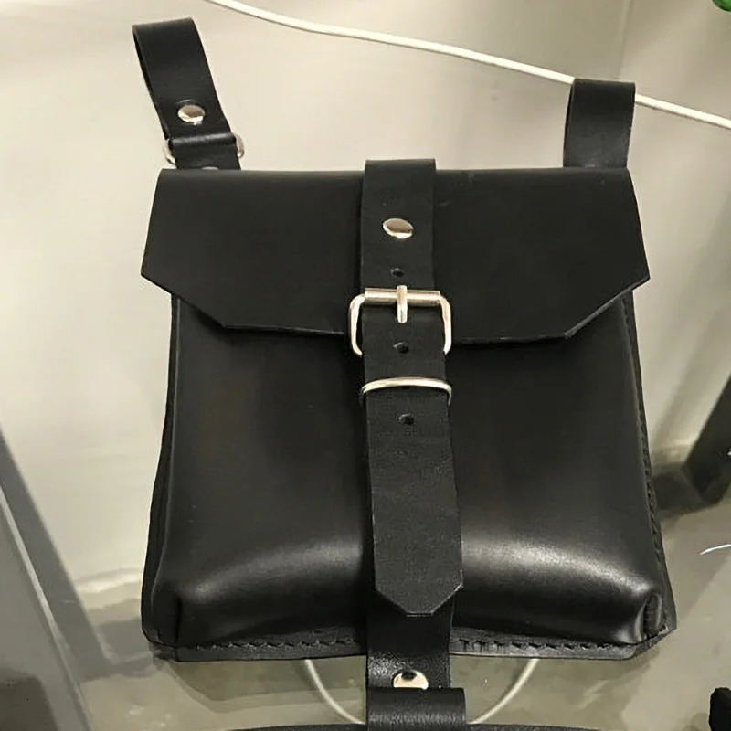 Steampunk Leg Harness Belt Bag Fanny Pack Leather Phone Wallet Holster Gothic Garter Womens LARP Knight Bag Drop Thigh 241023