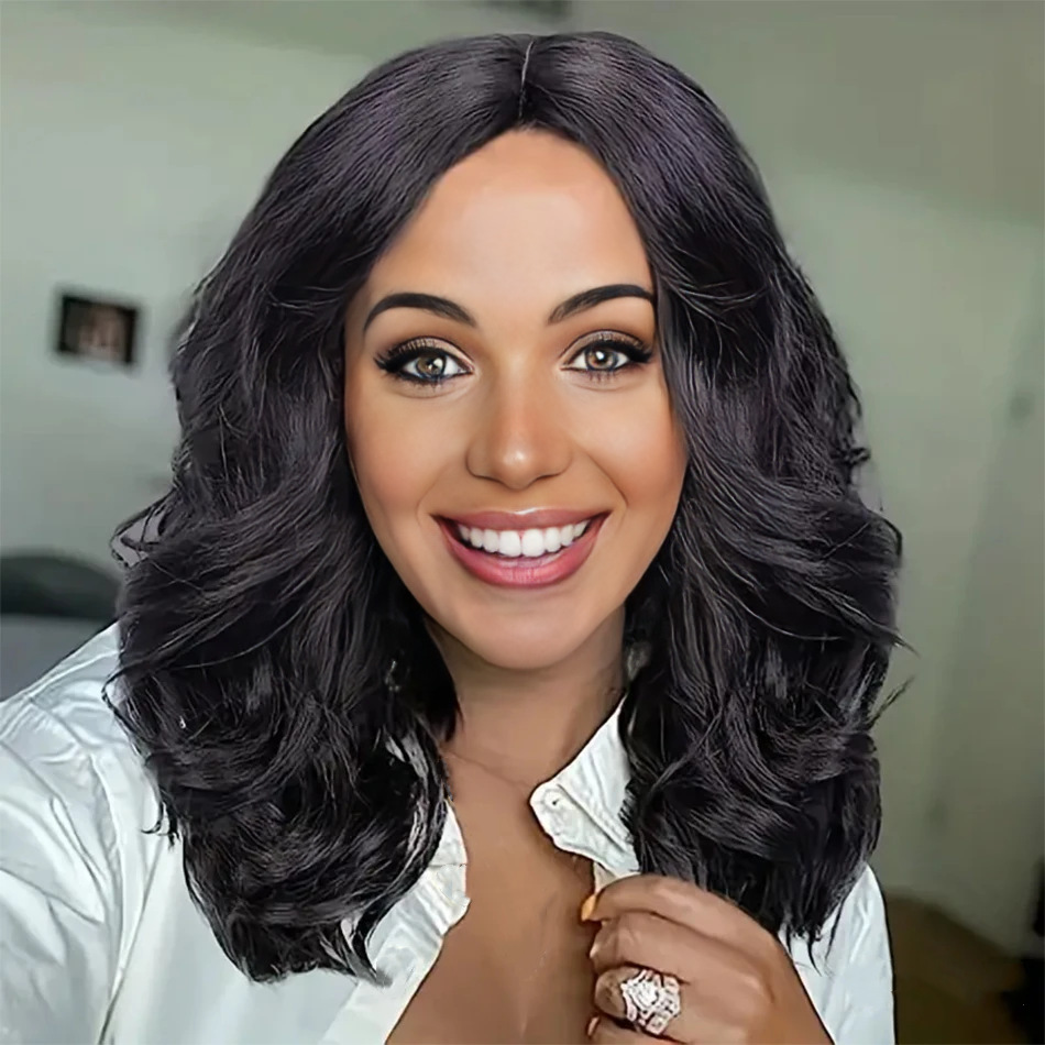 African wig female long curly hairstyle middle part big wave curly hair female synthetic fiber headpiece